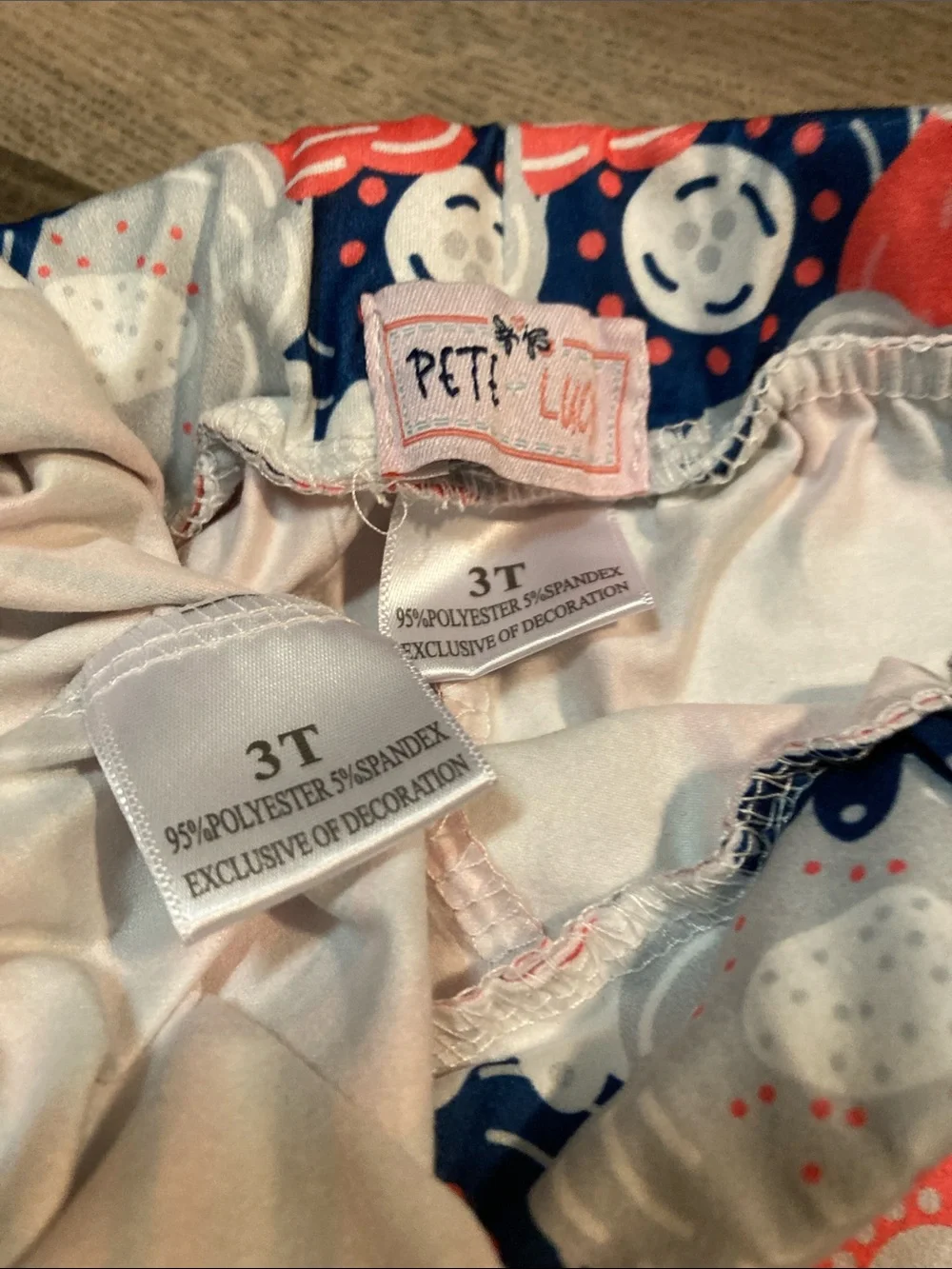 Pete + Lucy Two Piece Short Set Flowers and Stripes